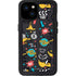 Looney Tunes Daffy Duck Patches iPhone 15 Plus Waterproof Case